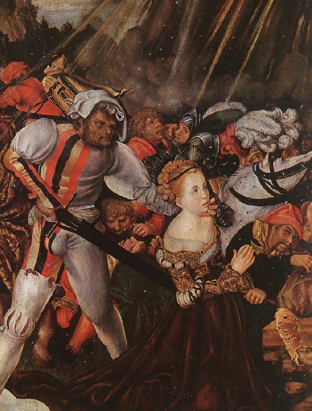 CRANACH, Lucas the Elder The Martyrdom of St Catherine (detail) sdf